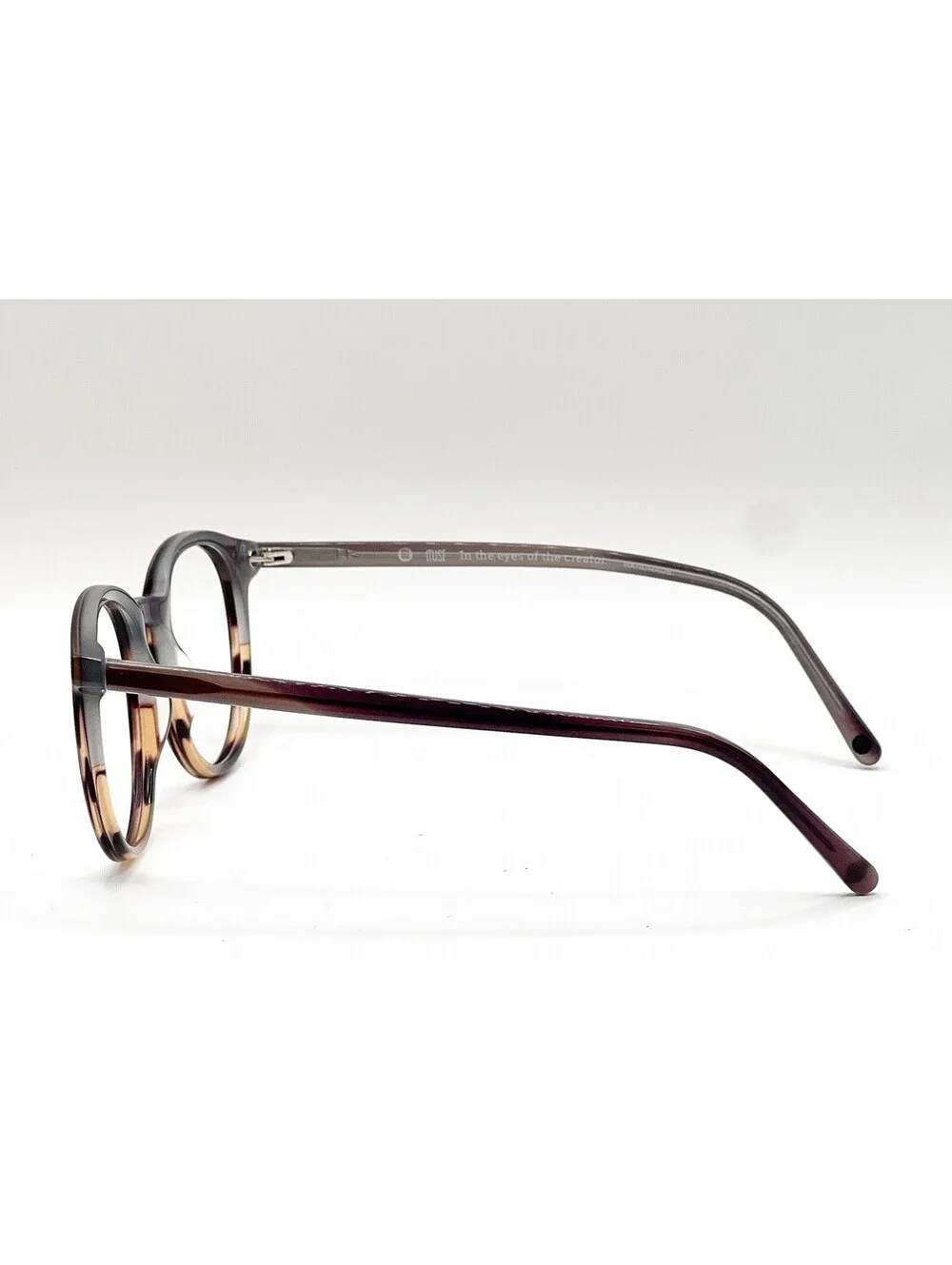 Muse 39-P9510 Brown Round Authentic Eyeglass Frames 50-18-140
